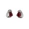 Stud Earrings for Women - Rhodium Plated Small Earrings American Cz Diamond Dangle Earrings Bollywood Stlye Faux Pearl Small Tops with Safety Stopper - Birthday Gift for Her
